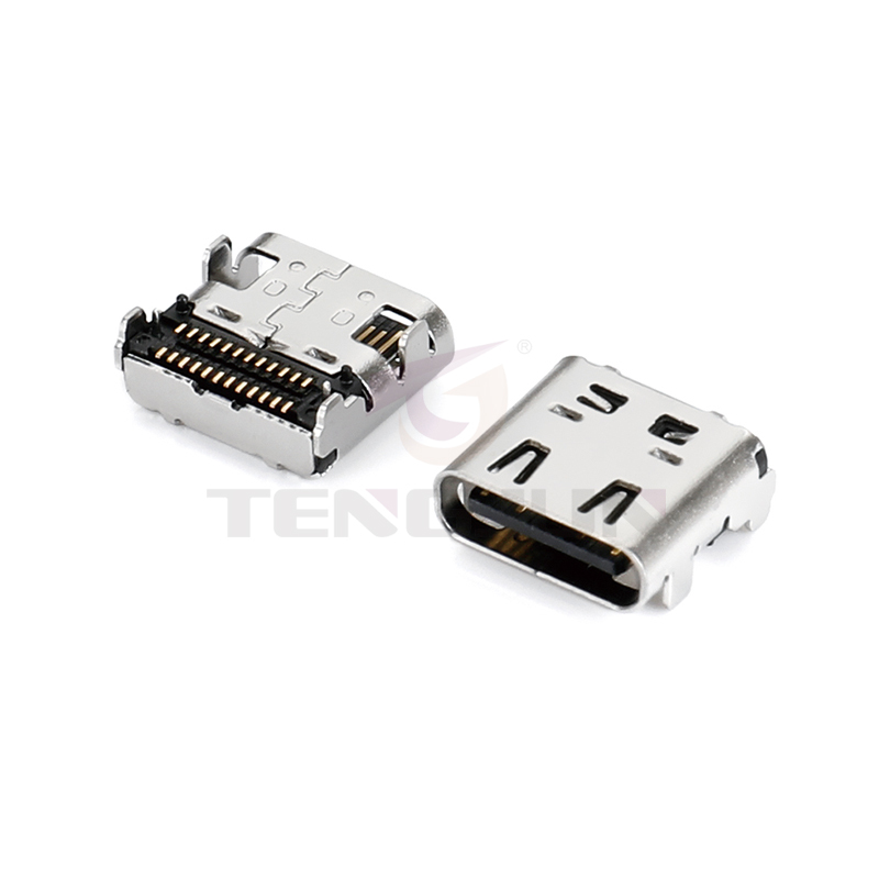 USB4.0 Type-C母座板上双贴