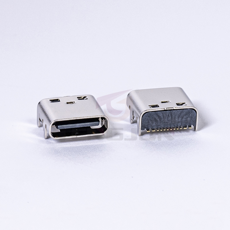 USB 3.1 TYPE C连接器16PIN 板上型L=7.35mm母座