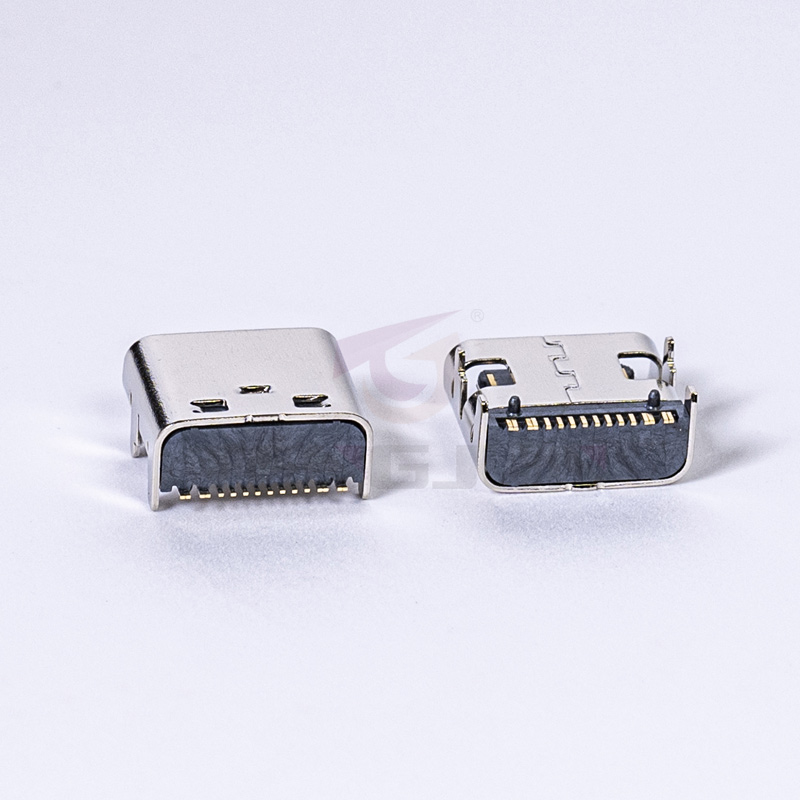 USB 3.1 TYPE C母座16PIN 板上6.5mm
