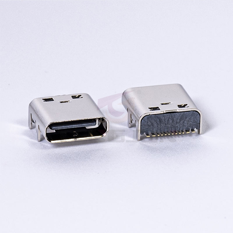 USB 3.1 TYPE C 16PIN母座 板上L=8.35mm