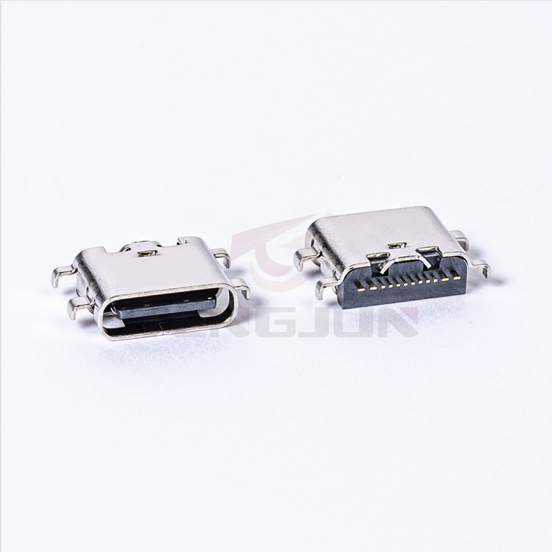USB 3.1 TYPE C母座16PIN 沉板1.6mm