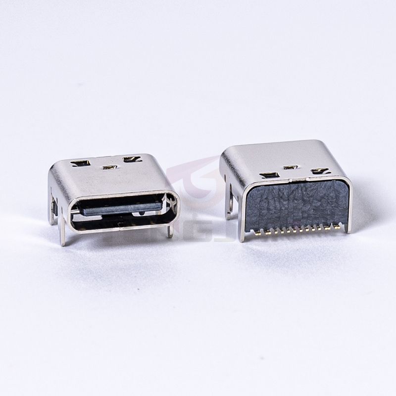 USB 3.1 TYPE C母座16PIN 垫高0.6mm
