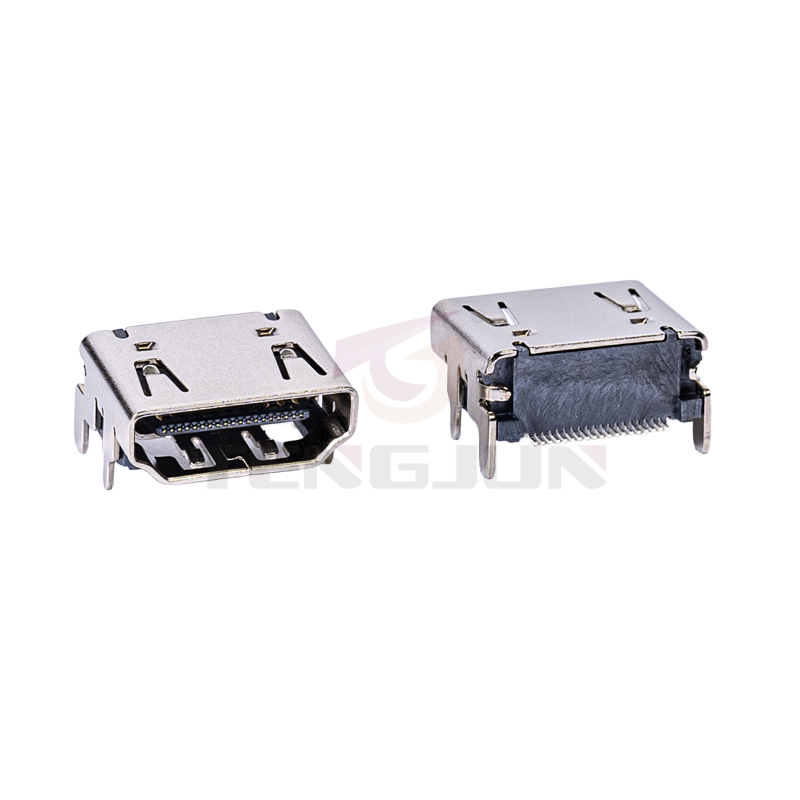 HDMI A TYPE母座 板上型 SMT 单排母座