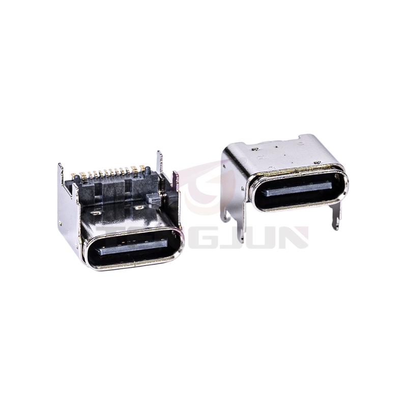 USB 3.1 TYPE C母座16PIN 垫高2.5mm(CH=4.05)