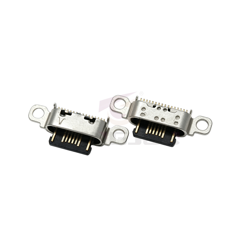 TYPE C母座USB 16PIN 沉板1.6